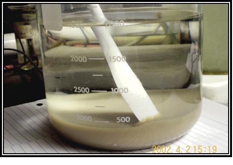 Settled silica matrix