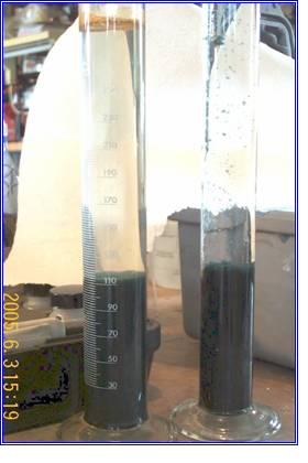 Final treated pond water for recycle