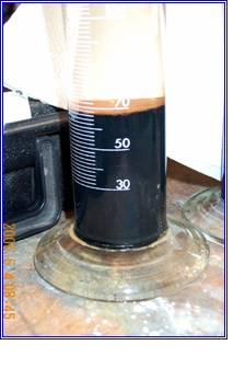 Multiple treated pond water samples
